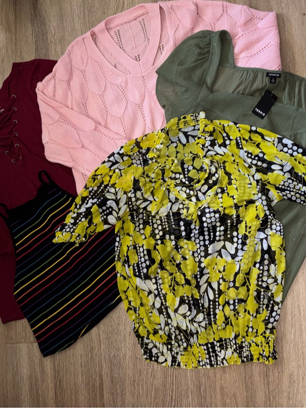 Torrid SHEIN Plus Size Tops Bundle Women’s 2X NWT Trendy A69